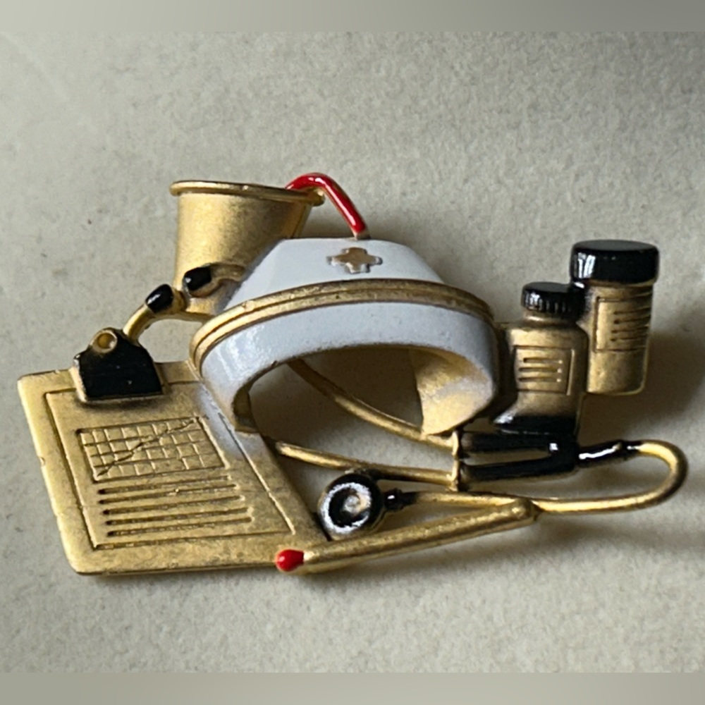 AJC Vintage Nurses Brooch